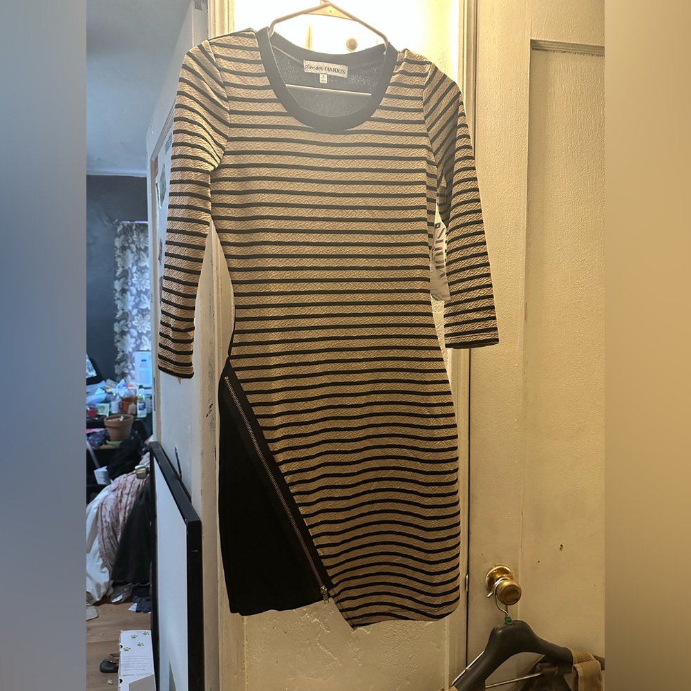 Almost Famous Zip Dress